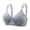 Grey, variant on Gyexs Women Casual Adjustable Breathable Wireless Comfort Bra Supportive Everyday Underwear Seamless Bras for Women, Grey, Size 36