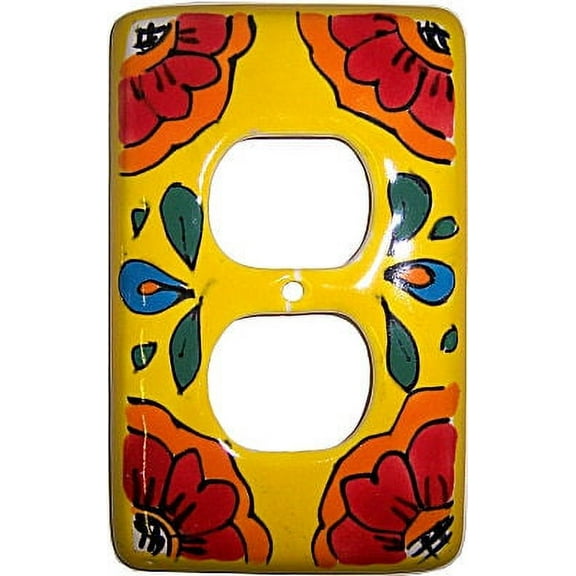 Canary Talavera Outlet Switch Plate