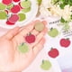 thumbnail image 3 of 20 parches termoadhesivos bordados en rojo y verde para reparar ropa., 3 of 7