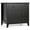 Black, variant on Gymax 3 Drawer Dresser Chest of Drawers Bedside Table for Living Room Bedroom Espresso