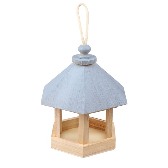 MERRYHAPY 1Pcs Diy Bird House Kit in Round Shape for Outdoors with Bamboo Material