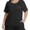01Black, variant on Women’s Plus Size Pajama Set Short Sleeve Top & Ruffle Shorts 2-Piece Sleepwear Soft Stretchy Loungewear with Elastic Waist