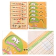 thumbnail image 4 of MasteelfCA 10Pcs Kids Reading Log Bankbook English Printing Reading Recording Cards Educational Bankbook, 4 of 6