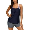thumbnail image 4 of Haut de Tankini à Dos Nageur à Rayures Imprimées pour Femmes Sans Bas S - TTTG, 4 of 5