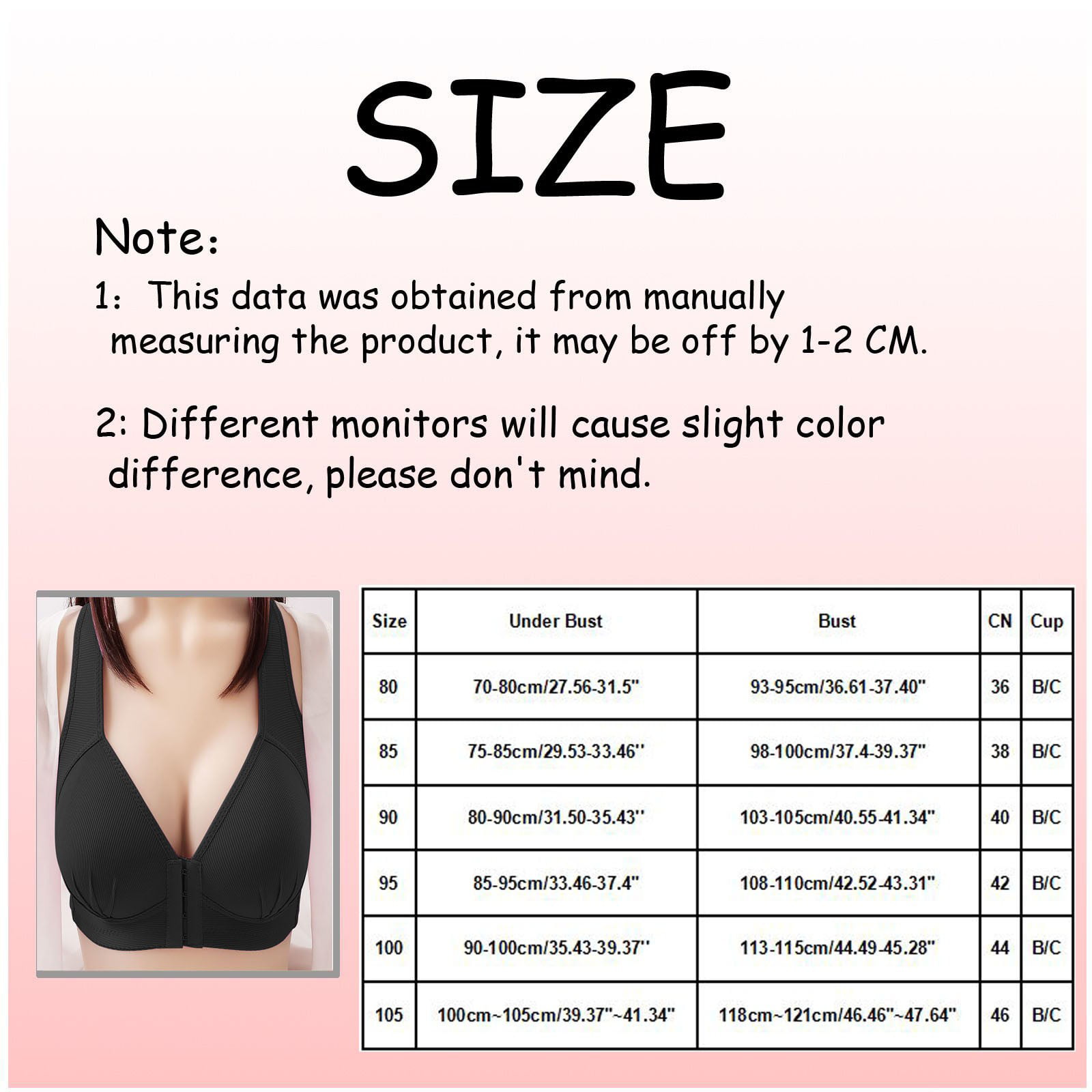 Eashery Underoutfit Bras for Women Padded Push Up Bras for Women Seamless  Underwire T-Shirt Bra Purple 100