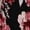 Black Burgundy Floral, variant on Women's Floral Sleeveless Swing Dress with Pockets