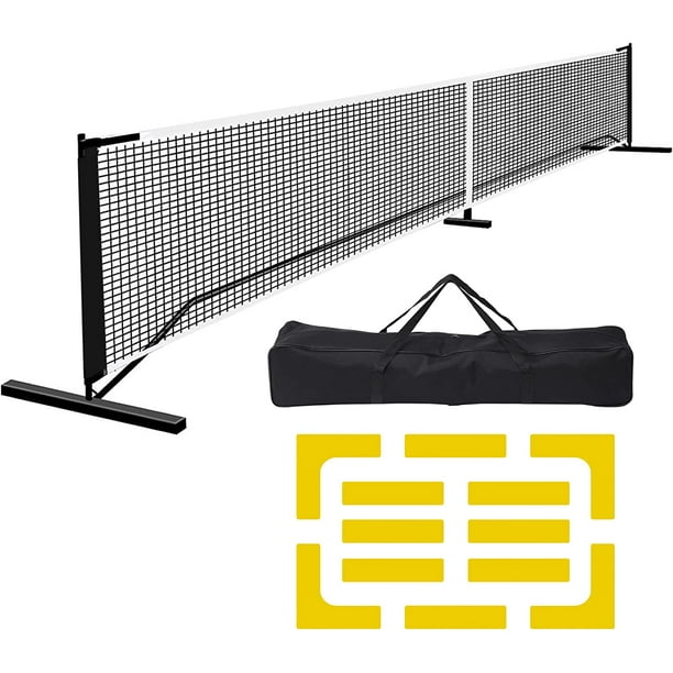 DULCE DOM Pickleball Nets Portable Outdoor, 22 FT Pickleball Net USAPA