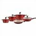 thumbnail image 3 of Non-Stick Cookware Set, Marble, 13Pieces, Red, Kochstelle, 3 of 4