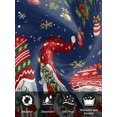 thumbnail image 7 of Navy Blue Gnomes Christmas Cloth Napkins Set of 8 Reusable Dinner Napkins, Xmas Ball Gifts Snowflake Cocktail Napkin Washable Table Napkins for Wedding/Holiday Party/Baby Shower 20"x20", 7 of 7