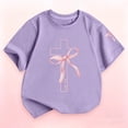 thumbnail image 2 of Boys Dinosaur Tshirts Round Neck Graphic T-Shirts Back To School Short Sleeve T Shirt Cute Sports T-Shirt Preppy Summer Clothes for Girls, 2 of 3