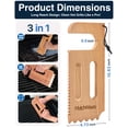thumbnail image 2 of Matchwaves Wooden Grill Scraper, Grill Grate Cleaner for Traeger Grills - Safe Bristle-Free Grill Cleaning Tool, 2 of 4