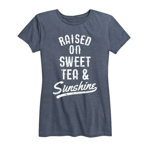 Country Casuals - Raised On Sweet Tea And Sunshine - Women's Short Sleeve Graphic T-Shirt