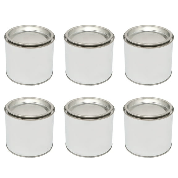 TOYMYTOY Paint Can Storage Container Ink Cans Metal Containers Empty Iron Painting Lids Tin Bucket Garage Pint Gallon Pigment