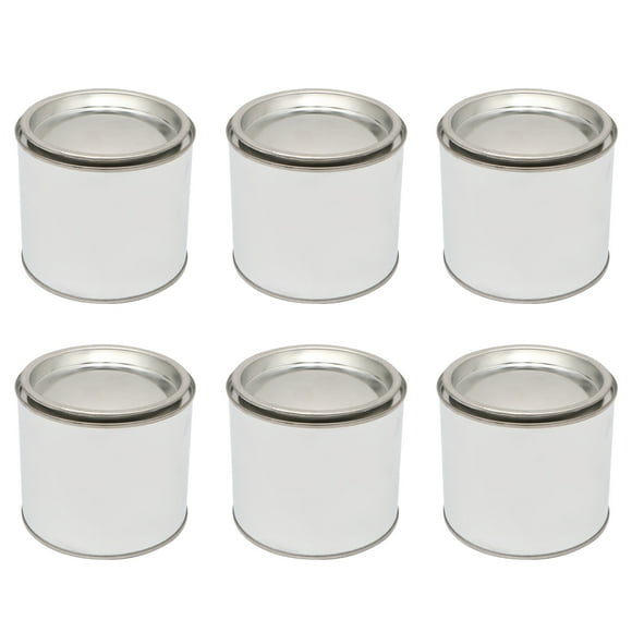 Empty Metal Paint Cans