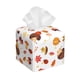 thumbnail image 1 of Fotbe Autumn Maple Leaf with Hedgehog Porta Pañuelos Decorativo de Cuero, Caja Cuadrada Moderna para Pañuelos Faciales, Organizador y Dispensador 5x5x5'', 1 of 7