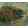 thumbnail image 4 of oneOone Viscose Chiffon Light Green Fabric Leaves & Paisley Block Fabric For Sewing Printed Craft Fabric By The Yard 42 Inch Wide, 4 of 4
