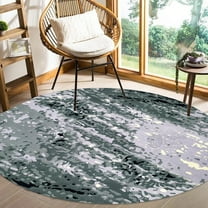 Grey Tufted Rug 10X10, Geometric Carpet, Handmade Rugs, Dinning room, Bedroom, Round Carpet
