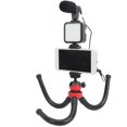 thumbnail image 1 of Lumière de Remplissage LED avec Trépied, Microphone, Support de Cellulaire, Télécommande, Lumière Vidéo LED Kit de Diffusion en Direct pour Téléphone Mobile Professionnel, 1 of 8