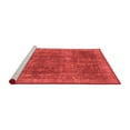 thumbnail image 2 of Ahgly Company Machine Washable Indoor Round Oriental Red Modern Area Rugs, 6' Round, 2 of 4