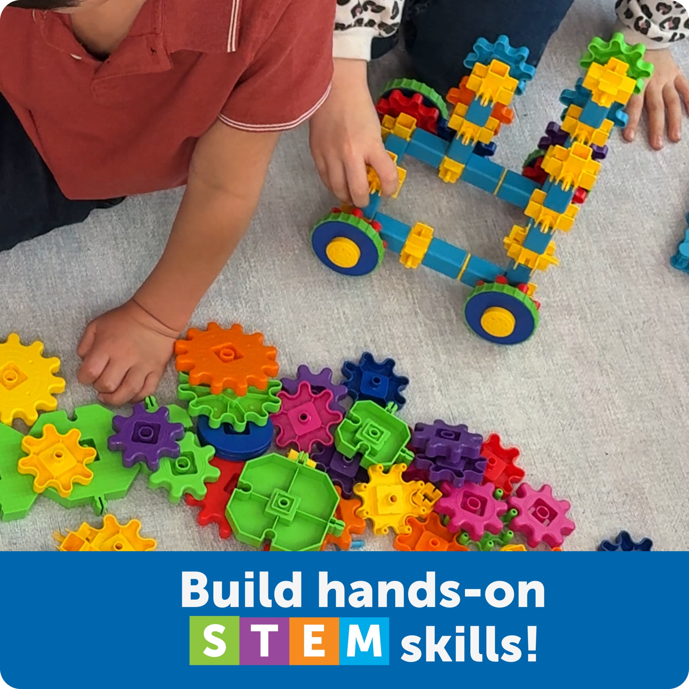 Learning Resources Gears! Gears! Gears! Robots in Motion, Engineering Toy for Kids, Ages 5+