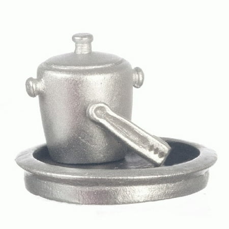 Dollhouse Resin Modern Ice Bucket Tray Set 3pc Dollhouse Resin Modern Ice Bucket Tray Set 3pc