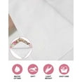 thumbnail image 6 of Easter Bunny Eggs Kitchen Dish Towels for Drying Dishes Set of 3, Spring Tulips Country Rabbits Green Checkered Waffle Weave Microfiber Hand Tea Bathroom Towels Quick Dry & Absorbent Towel 15.7x23.6, 6 of 7