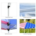 thumbnail image 6 of Outsunny 10' x 10' American Flag Pop Up Outdoor Canopy, Height Adjustable Portable UV Protection, 6 of 9
