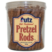 Utz Old Fashioned Pretzel Rods, 25 oz Barrel