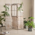 thumbnail image 2 of Costway 6FT Retro 3-Panel Room Divider Folding Privacy Screen Freestanding Wall Divider, 2 of 10