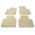 thumbnail image 3 of Ikon Motorsports Floor Mats Compatible with 2018-2025 Volkswagen Atlas Beige Nylon Car Floor Mats Carpet 1st 2nd Row 4PCS Set, 3 of 9