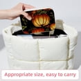 thumbnail image 6 of Thanksgiving Pumpkin Velvet Portable Decorative Box with Removable Compartment - Storage Box, Display Case, and Earring Holder - Ideal Gift, 6 of 7