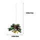 thumbnail image 3 of Isvgxsz Christmas Jingle Bell with Pine Cones Berries Xmas Silver Bell Hanging Ornament Special Design Jingle Bell Pendant for Christmas Tree Wreath Winter Holiday Party Home Decoration, 3 of 6