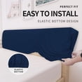 thumbnail image 4 of Funda para Cabecera de Cama Easy-Going Twin Jacquard Azul Marino, 4 of 7