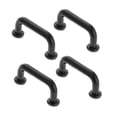 thumbnail image 4 of serony 1:12 Mini Pulls Dollhouse Arch Shape for Gate Closet Large 4Pcs Black, 4 of 9