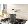 thumbnail image 2 of Delta Robinet Contemporain Mural Remplisseur de Pot Robinet Arctic Inox 1165LF-AR, 2 of 8
