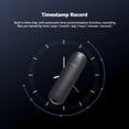thumbnail image 4 of Black 8GB Digital Voice Recorder, Model 622 with Voice Activation, 96H Recording Capacity, File Encryption, One-Click Recording, USB 2.0, 48KHz Sampling Rate, WAV Format, 20H Continuous Recording,, 4 of 7