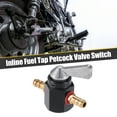 thumbnail image 2 of Unique Bargains Gas Inline Petrol On-Off Fuel Tap Petcock Valve Switch 6mm for Motorbike ATV Quad Dirt Bike Black, 2 of 6