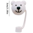thumbnail image 2 of Liquidación de adornos para pajitas Miyuadkai, puntas reutilizables para pajitas, cubiertas antipolvo, fundas de silicona para pajitas, accesorios personalizados y bonitos, decoración de habitación,, 2 of 5