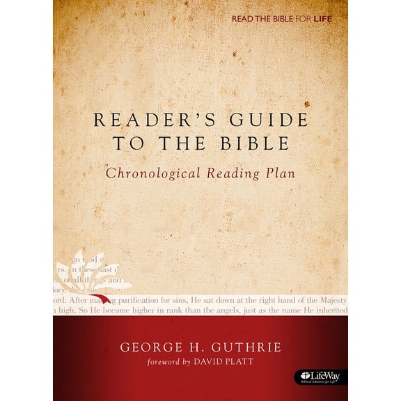 Pre-Owned Reader's Guide to the Bible: A Chronological Reading Plan (Paperback) 1415871051 9781415871058