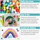 thumbnail image 4 of Poen 10000 pompones multicolores para manualidades, 10 cm, 4 of 6