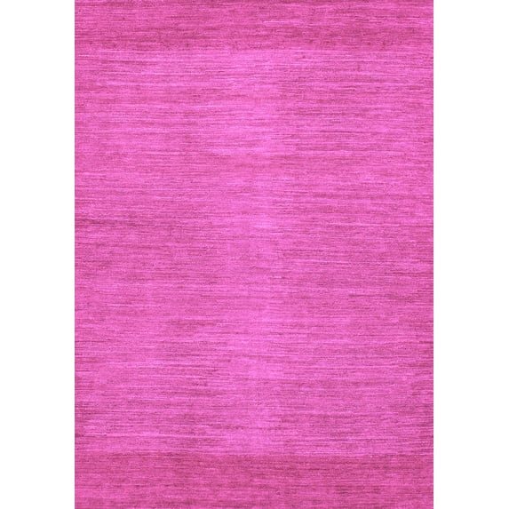 Ahgly Company Indoor Rectangle Abstract Purple Modern Area Rugs, 5' x 8'