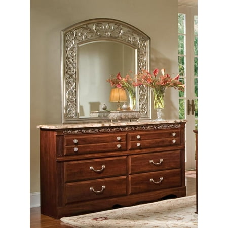 UPC 604421572094 product image for Standard Furniture Triomphe 64 Inch Dresser in Zinfandale Cherry | upcitemdb.com