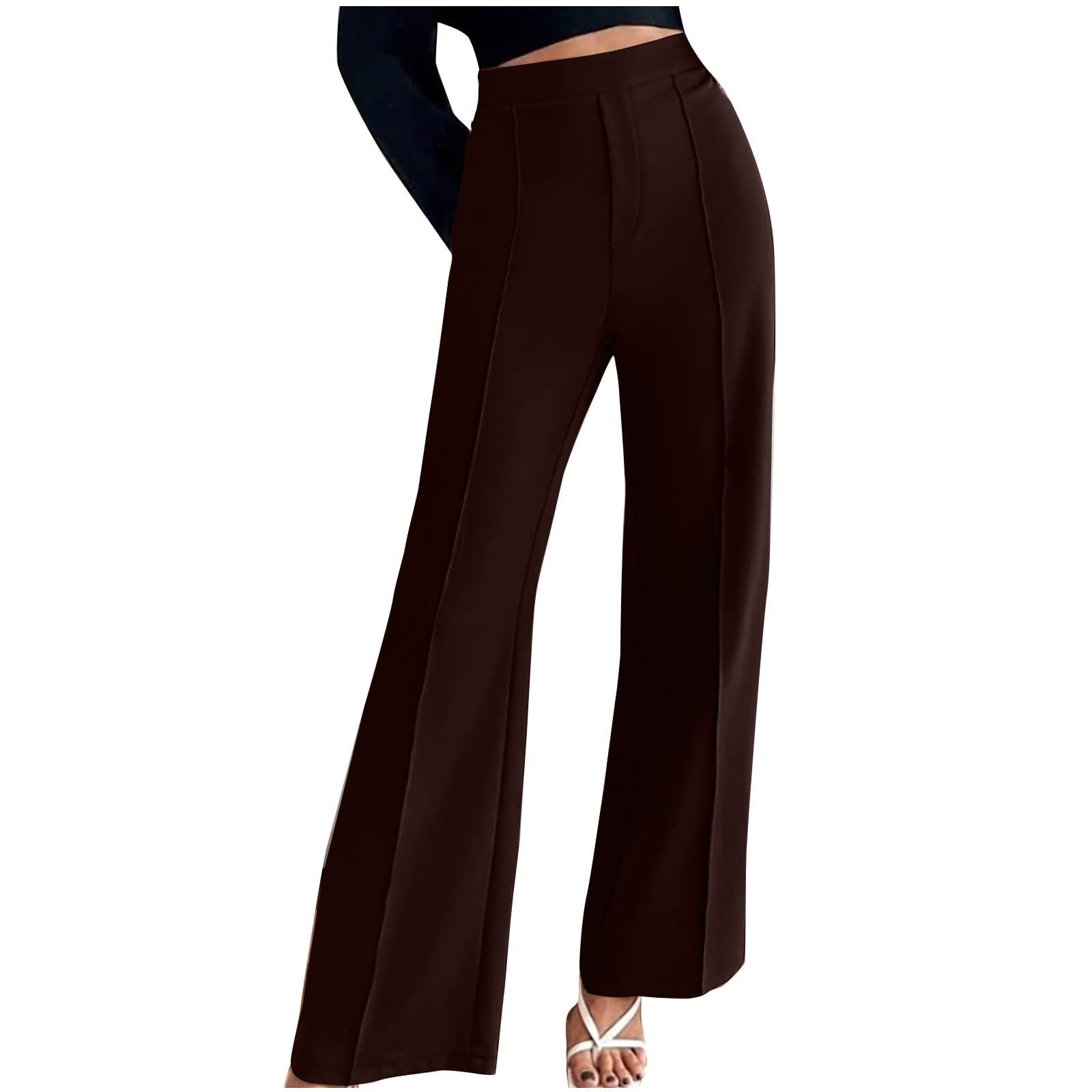 pbnbp Women's High Waist Dress Pants with Pockets Plus Suze Stretch