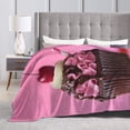 thumbnail image 4 of Wijzvio Cherry Cupcakes Throw Blanket Soft Fuzzy Fleece Blanket For Couch Bed Living Room Decoration 50"X40", 4 of 9