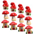 thumbnail image 1 of 12 Pcs Mini Figurines de Petits Champignons en Vrac Modèles de Figurines en Résine Micro Paysage de Mousse, 1 of 6