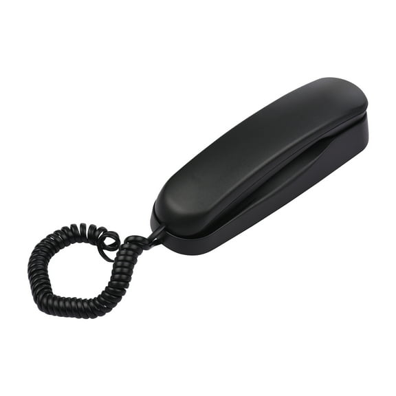 Desktop Corded Landline Phone Fixed Wall Mountable Supports Mute/ Pause/ Redial Functions for Home Hotel Office Bank Call Center