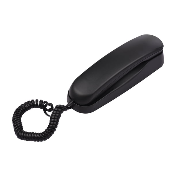 Mini escritorio con cable Teléfono fijo Teléfono fijo Teléfono de pared Soporta funciones de silenci Bisofice Buceo de comunicación