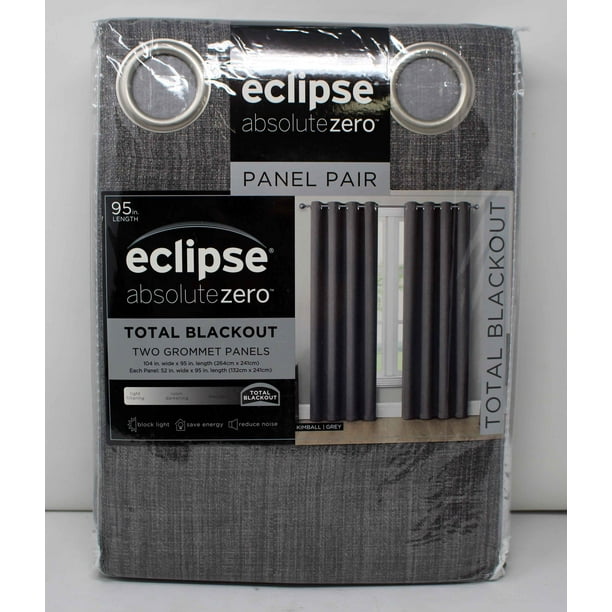 Eclipse Absolute Zero Panel Pair Total Blackout Kimball Grey - Walmart
