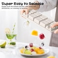 thumbnail image 4 of General Ice Cube Trays with Lid, 3 Pack 10 Cubes 2 Tbsp. Silicone Ice Cube Trays for Freezer, Perfect for Freezing and Storing Ice Cubes, Chocolates, Sauces, Juices, Fruit Purees and More, BPA Free, 4 of 18
