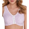 thumbnail image 1 of Amoena Womens Frances Front-Close Wire-Free Comfort Bra Style-2128, 1 of 4